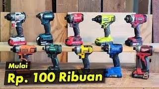 Mesin BOR CORDLESS Terbaik 2026, Bor Baterai MURAH BERKUALITAS !!