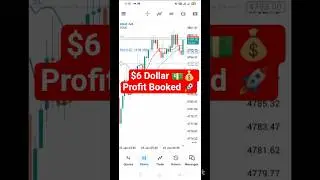 Gold Live Trading $6 Dollar 💵 💰 Profit Booked 🚀 Forex Gold Strategy #trading #gold
