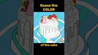 What color it will be? #cake #art #color #guess #fyp #sweet