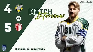 Was sagt Simon Sterchi zum Spiel gegen den EHC Visp / EHCO - EHCV 28.01.2025  🌲🌲🌲