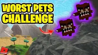 CHALLENGE! WORST Pets | Highest Level in 10 Minutes | Giant Simulator