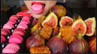 ASMR MACARONS | JUICY FIGS | EATING SOUNDS | NO TALKING