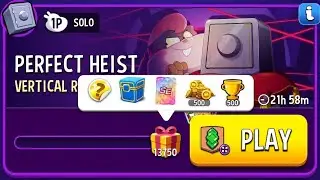 vertical rush perfect heist super sized solo challenge | match masters 