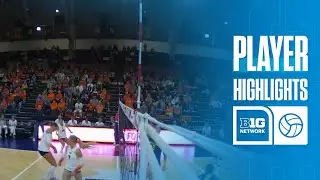 Jenna Hanes Highlights vs. Illinois | Michigan Volleyball | 10/25/2025