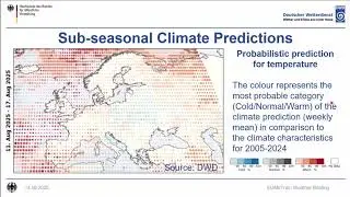 EUMeTrain Weather Briefing - August 2025