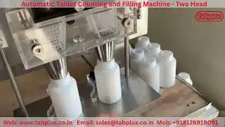 Automatic Tablet Counting and Filling Machine Two Head