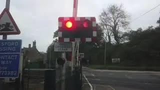 Eggesford Station Level Crossing in Devon 22/10/2021