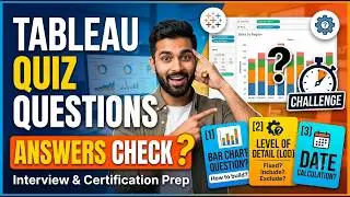 Can You Pass This Tableau Quiz? 📊 Test Your Interview & Certification Skills!