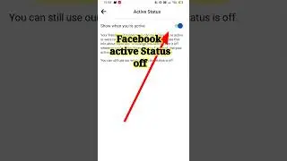 facebook active off 2023 // Not showing online #youtubeshorts #viral #shorts #facebook