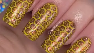 Honeycomb Nail Art Tutorial