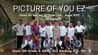 PICTURE OF YOU EZ || Line Dance | Choreo: Ani Soedjiwo/GU Studio (INA) - Aug.2022 | Demo: GU+Abrag