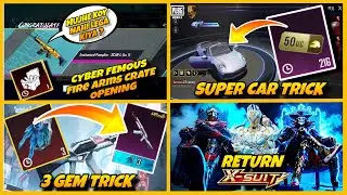 CYBER FEMOUS FIREARMS CRATE OPENING TRICK 🔥 | PORSCHE SUPER CAR CYBER WEEK TRICK | UPCOMING X-SUIT