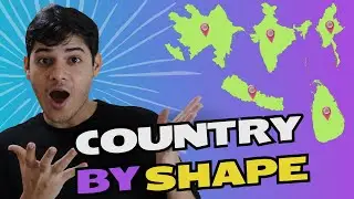 Can you guess ALL ASIAN countries by their Shape? 🧐