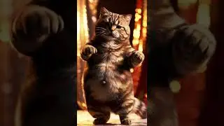 chubby cat dance #chubby #cuteanimal #cute #cat #kitten #cutepet #catvideo #dancecat #shorts
