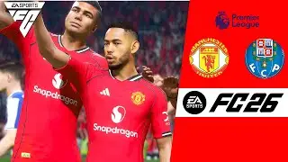 ФК 26 - Манчестер Юнайтед против Порту | Полный матч Суперлиги - PS5 Pro [4K60]