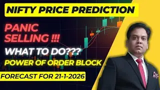 NIFTY FORECAST for 21-01-2026 || Panic Selling || Trading secrets, Stock Market Psychology
