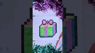 Christmas pixel art ideas for sketching #pixelart #christmas #pixelartideas #christmasdecor