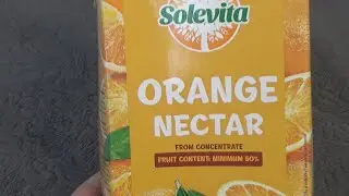 Solevita Orange Nectar 2 L Unboxing and Test