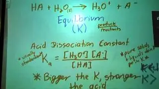 Acids and Bases Ka, Kb, Kw