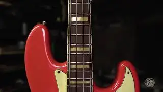Velha Guitarra - Jazz Bass Fiesta Red R&eacute;plica (Teste)