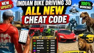 ALL NEW INDIAN BIKE DRIVING 3D CHEAT CODES 2025 | INDIAN BIKE DRIVING 3D CHEAT CODE NEW UPDATE