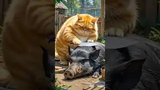 Dinner With Panda 🐼 | AIMeow #aimeow #shortvideo