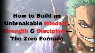 How to Build an Unbreakable Mindset, Strength & Discipline | The Zoro Formula