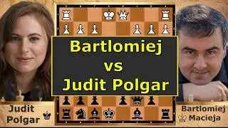 JUDIT POLGAR vs BARTLOMIEJ MACIEJA – Sicilian Domination! ♟️🔥⚡ #PolgarPower #TeamChess #ChessLegend