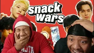 K-Pop Stars SEVENTEEN Try British Snacks For The First Time |Snack Wars| TWINS REACTION| DK IS FUNNY