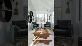 light brown and white #Natural #cowhide #rugs #eosha⚜️