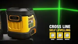 The DeWalt&reg; Compact Cross Line Laser Kit