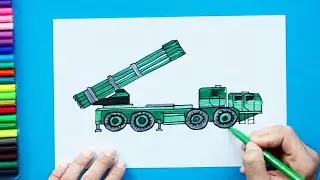 How to draw a rocket launcher