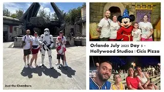 Orlando July 2025 Day 5 - Hollywood Studios (inc Fantasmic) | Cicis Pizza