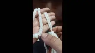 Real garnets& white rainbow beads .. budget friendly customizations....