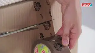 tesapack Eco & Strong - braunes Paketband f&uuml;r sicheres Verpacken f&uuml;r Pakete bis 15kg