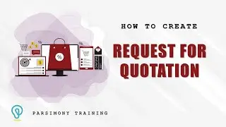 How to Create a Request for Quotation #erpsystem #parsimony