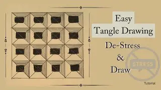 Easy Tangle Drawing Tutorial: Relaxing Patterns for Beginners