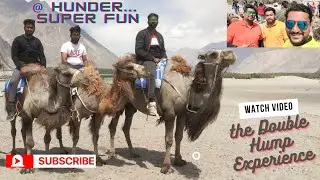 Fun time @ Hunder 😂| Khardung La to Hunder | Double hump CameL | 20 km Off roading | #Dream_Infinity