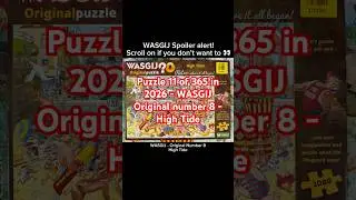 Puzzle 11 of 365 in 2026 - WASGIJ - High Tide #puzzles #jigsawpuzzle #jigsaw