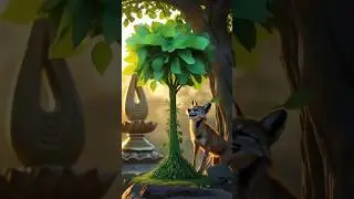 The Jackal's Miracle Under the Peepal Tree | #jackal #youtubeshorts #shots #facts #animation #siva