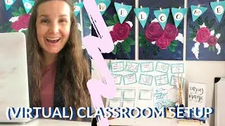 (VIRTUAL) CLASSROOM SET UP || Setting up a classroom at home for distance learning