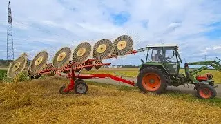 Temperamentvoller Fendt GT II 275 Kompakt mit BATRAKE  beim Stroh schwaden 2023!