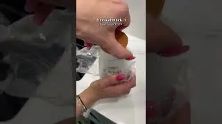 Лайфхак для упаковки туалетных принадлежностей в дорогу, чтобы они не протекали 🤯