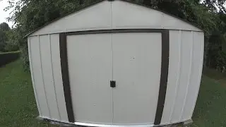 Building an Arrow 8x10 Metal Storage Shed with Instructions and Review