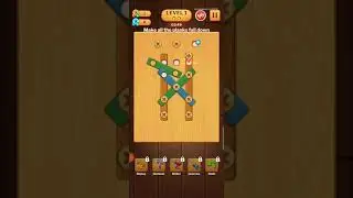 Screw Puzzle  Level 1  wood Nuts and Bolts Level 1
