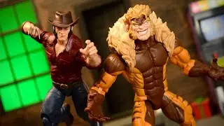 Marvel Legends Wolverine 50th Anniversary Logan & Sabertooth 2-Pack Action Figure Review Hasbro XMen