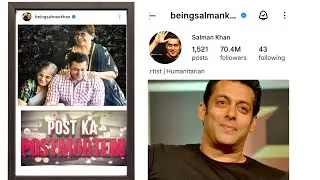 Salman Khan Ki Latest Instagram Post Ka Postmortem 🔍 Shocking Asliyat Samne AgayiHonsla hai zindagi