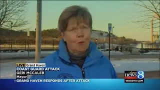 Grand Haven mayor responds after Coast Guard station attack