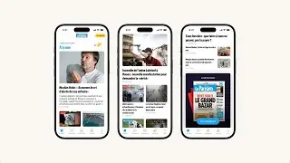 Le Parisien News App &ndash; Product Design & UX (App Demo)