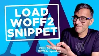 Добавляйте файлы Woff2 напрямую в медиатеку! Фрагмент кода
